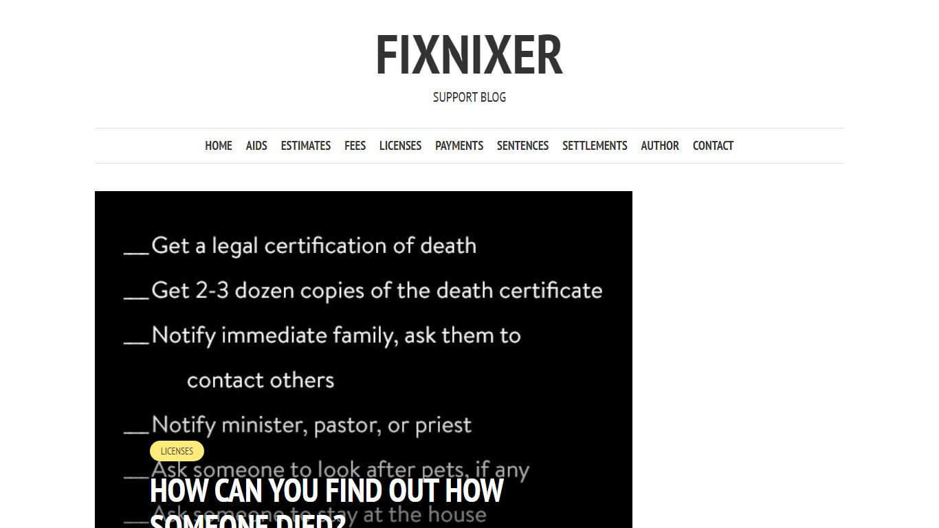 How can you find out how someone died? | Update August 2022 - Fixnixer